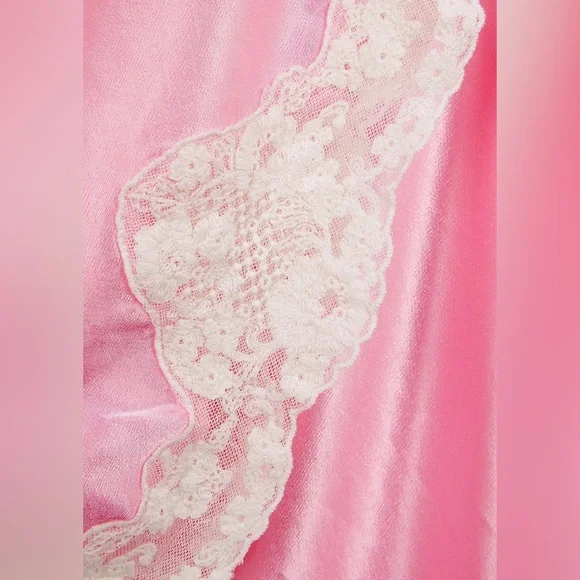 Rixo Crystal lace trim satin skirt - Picture 7 of 8